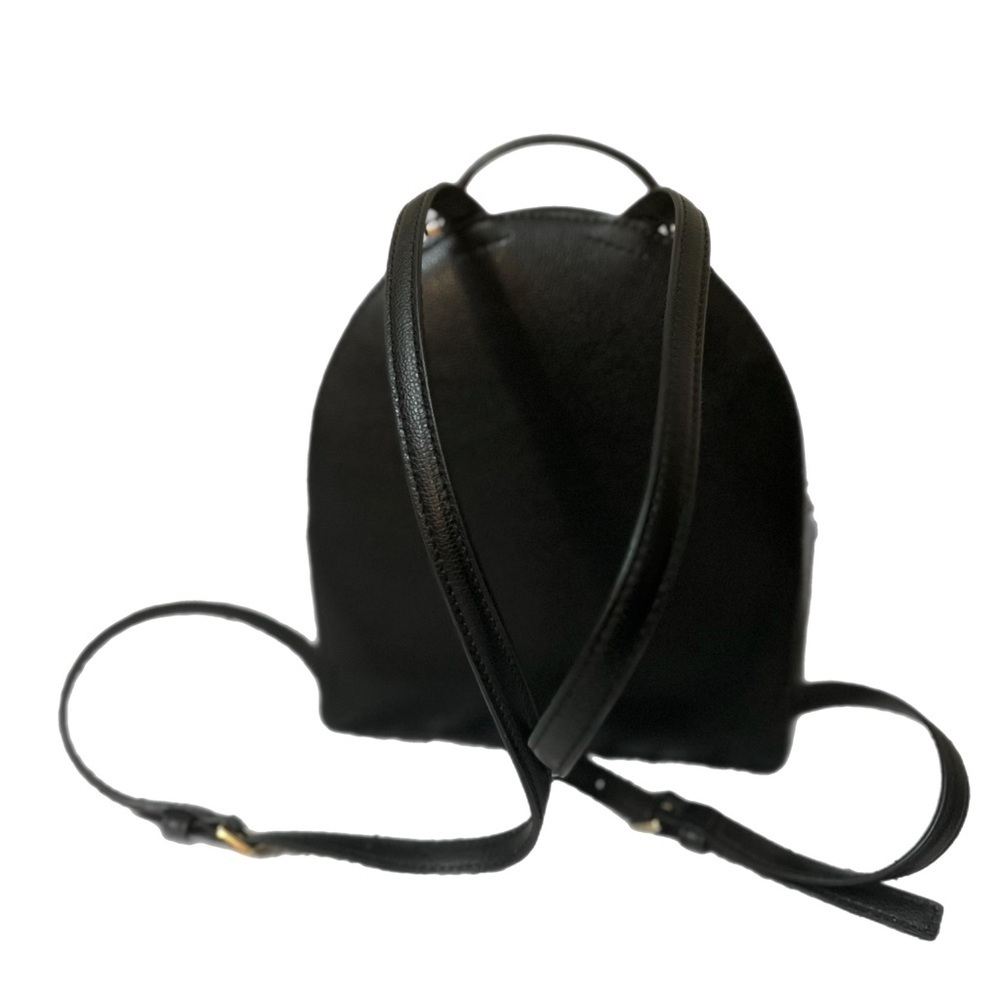 Kate Spade Black Backpack with Gold Accents NWOT - Picture 6 of 9